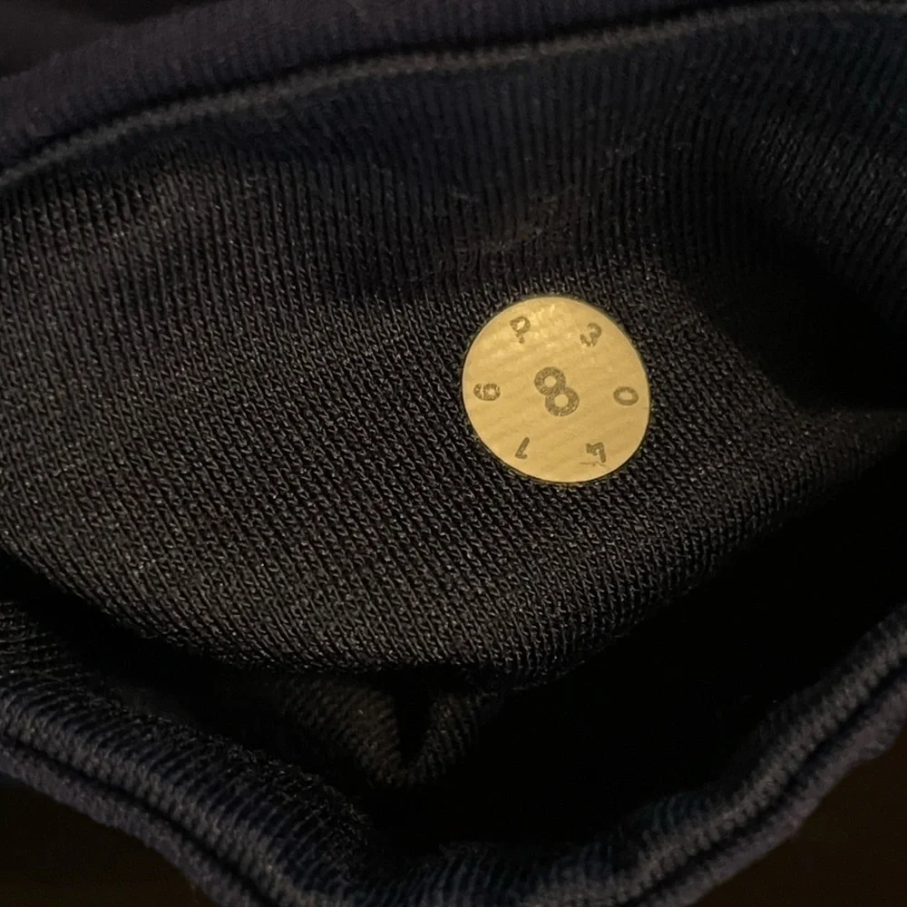 Lululemon Deep Breath Tight Mesh Pannel Leggings Dark Blue